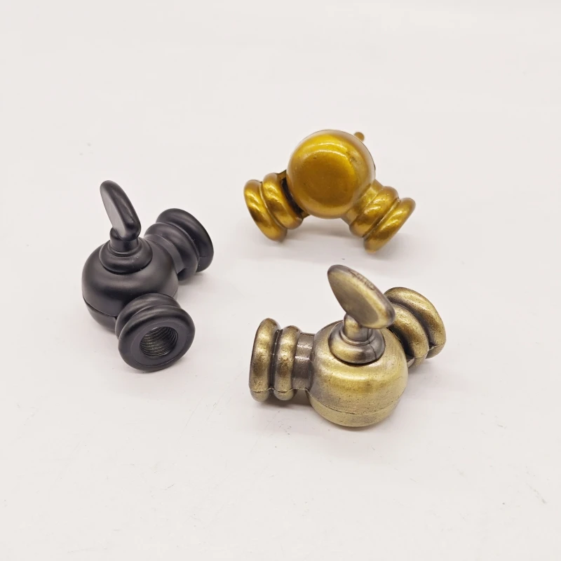 Double Way Straight Swivel Joint M10 Threaded Pipe Connector for Table Lamp Wall Lighting Fixture Accessories DIY