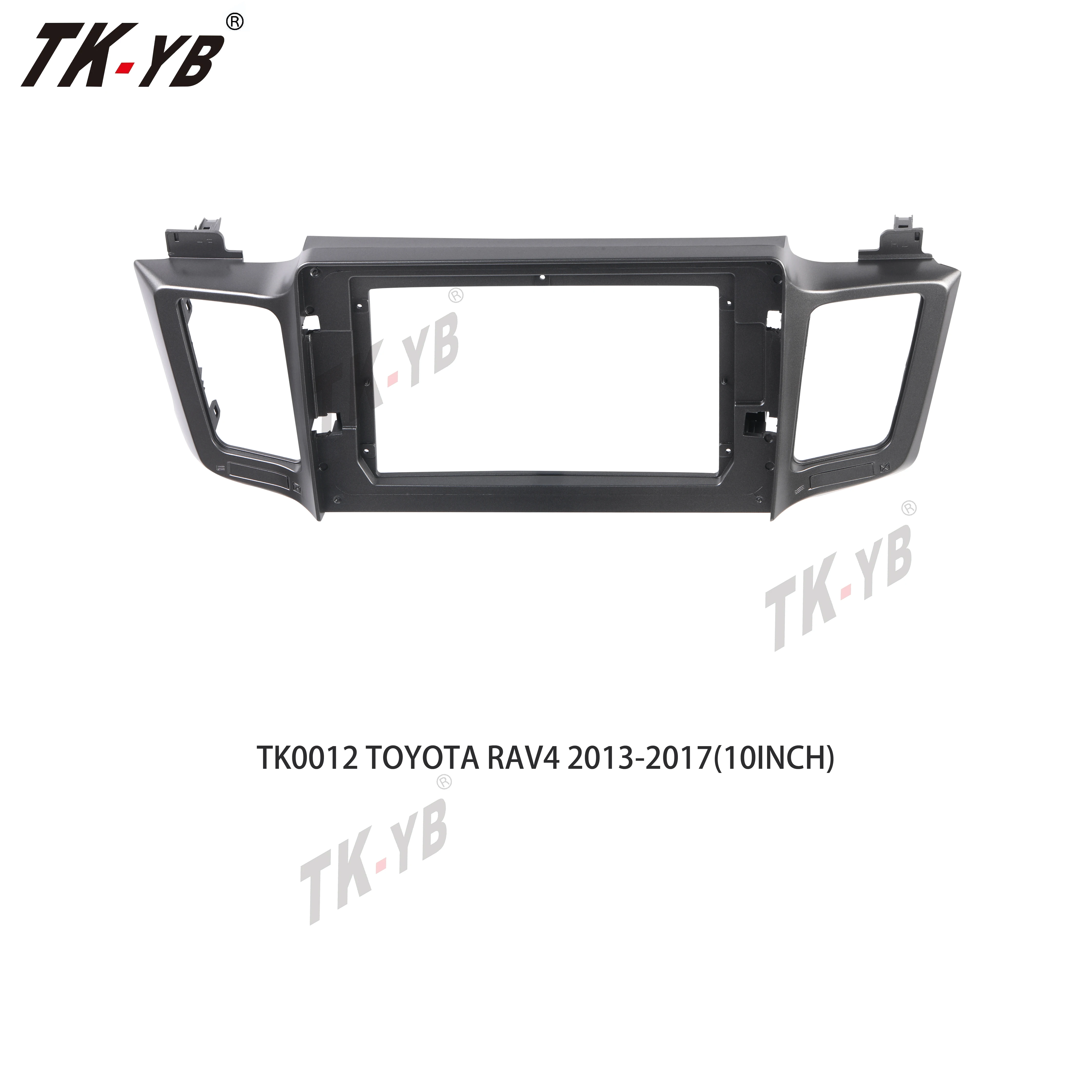 

2Din Radio Fascia Dash Frame for Toyota Rav4 Car Dashboard Mounting Kit Enhanced Heat Dissipation ABS Plastic with DVD Frame