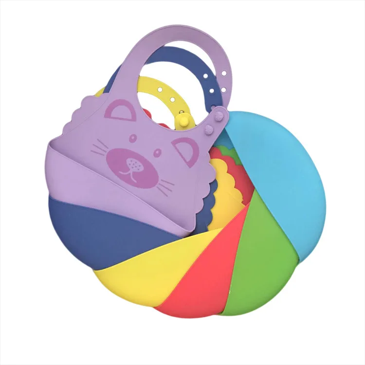 

Водонепроницаемые детские нагрудники с регулируемой шеей, мягкий силиконовый нагрудник для кормления малышей, бандана, нагрудник для отрыжки, ткань для мальчиков и девочек