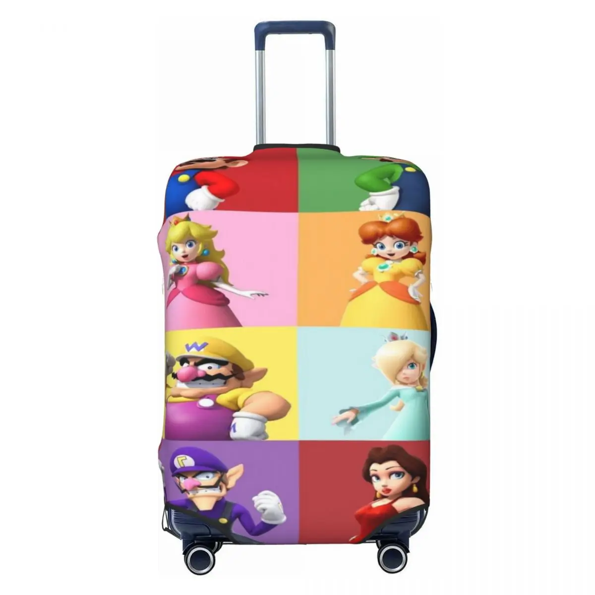 

Custom M-Marioed Game Suitcase Cover Elastic Travel Luggage Covers for 18-32 inch