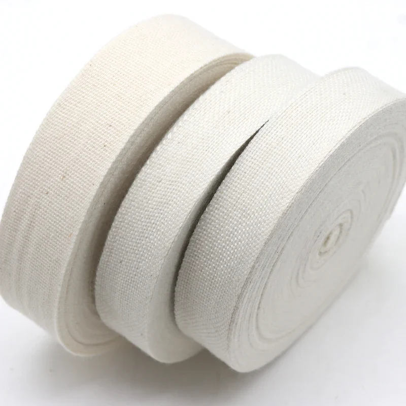 25 Meters x 1 Roll  Electrical Cotton Gauze Belt Width 15/20/25 mm White Cloth Binding Winding Belt