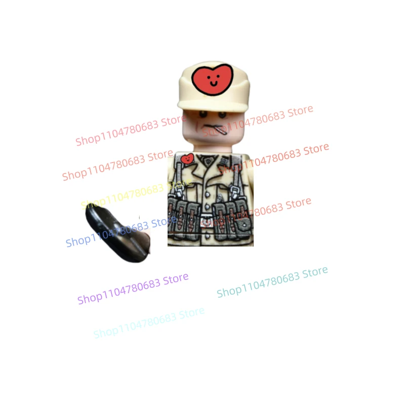 MOC العسكرية الجديدة اللبنات دمية مكافحة الحرب اليابانية الحرب العالمية الثانية شمال أفريقيا معركة فسيفساء اللعب هدية الحلي جمع