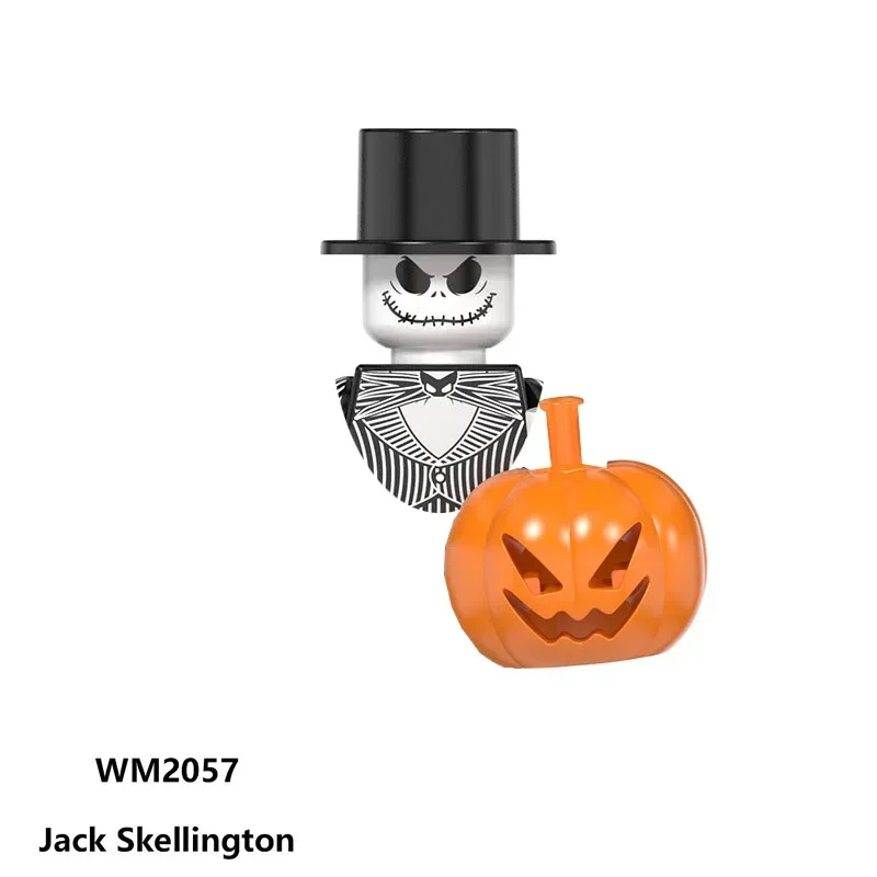 WM6102 Jack Skellington Sally Pumpkin King Pennywise Hellraiser The Exorcist Building block boy birthday toy