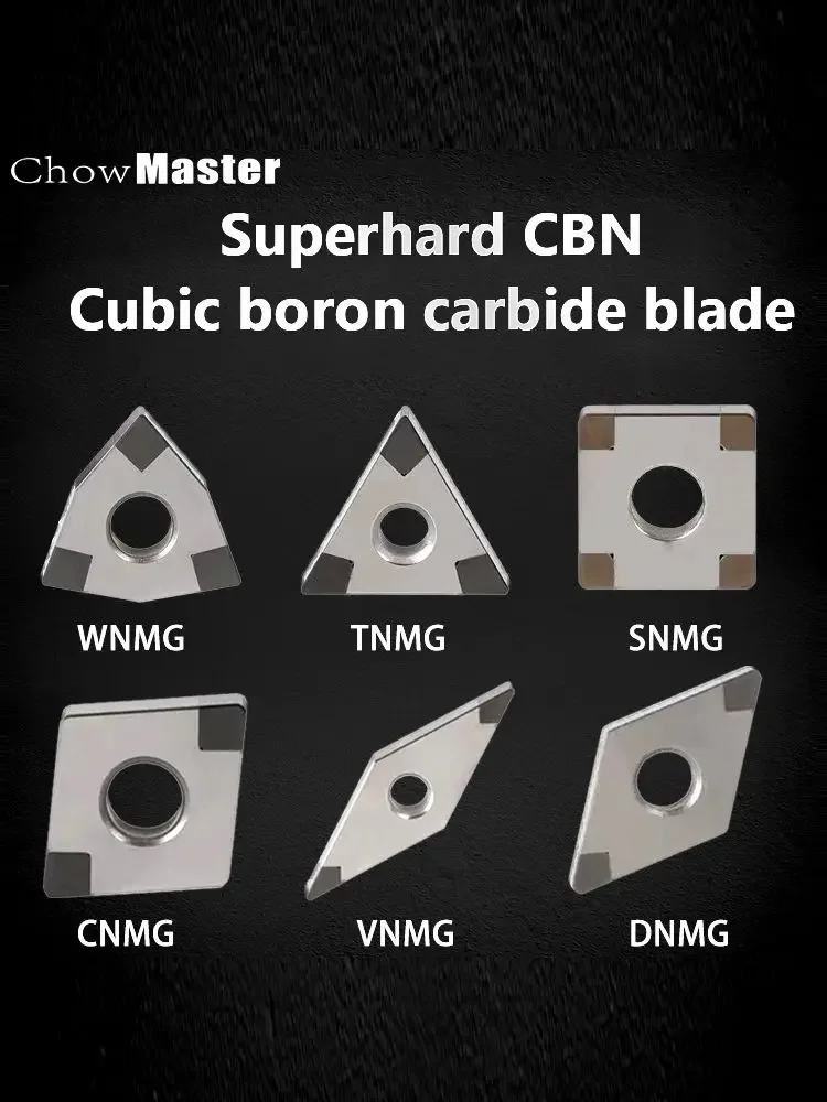 TNMG 1604 WNMG VNMG Solidna wkładka CBN TNGA Zewnętrzne narzędzie tokarskie Ostrze CBN Twardy materiał metalowy Obróbka stali Narzędzie do wytaczania CNC — zdjęcie 2
