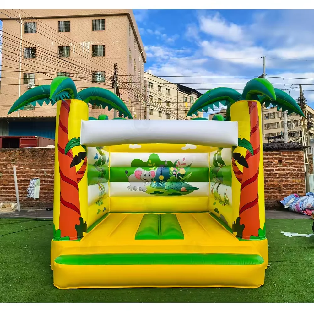 

Коммерческий ПВХ надувной уличный дом для джунглей, прыгающий дом для взрослых и детей, джемпер, шезлонг, замок, дом для аренды, семейной вечеринки на заднем дворе