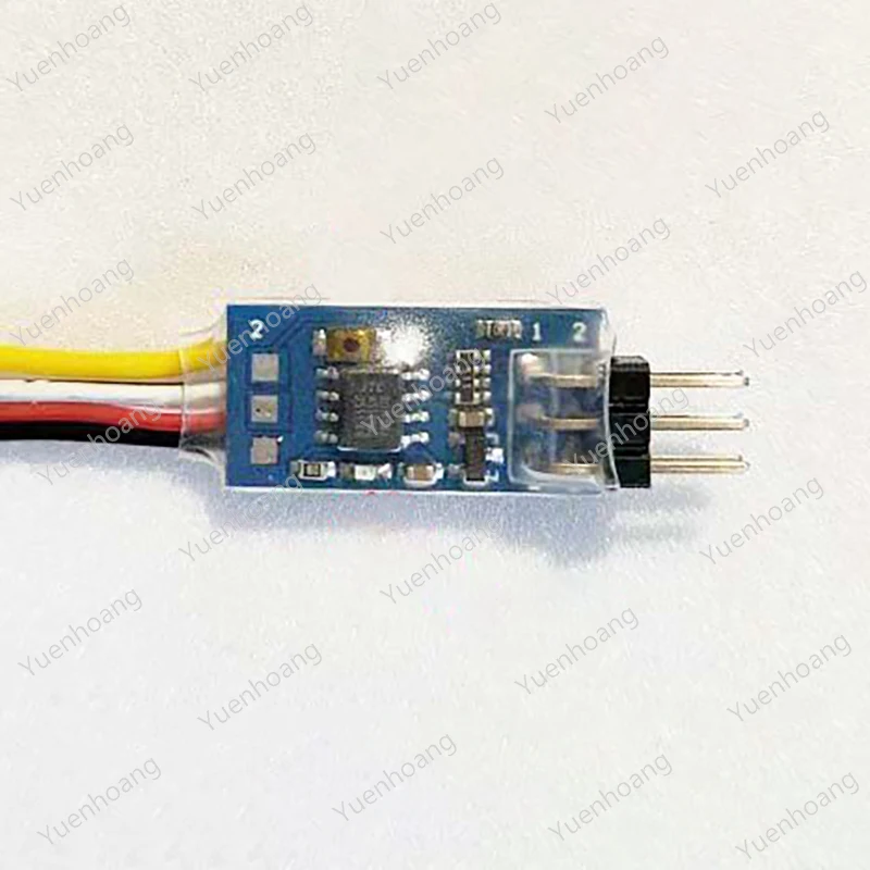 2PCS Enhanced Dual Channel Mixer Controller V Tail Delta Wing Differential Thrust Module Button Setting Indicator RC Accessory