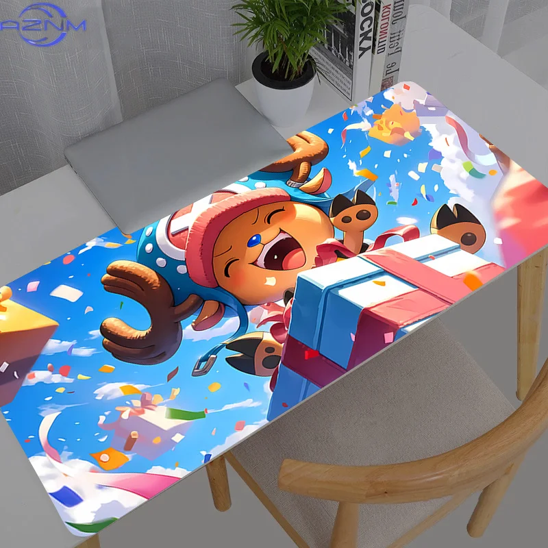 Large Mouse Pad One Piece Chopper Anime Gamer Computer Desk Mat Modern Table Keyboard Laptop Carpet XXL Gaming Mousepad