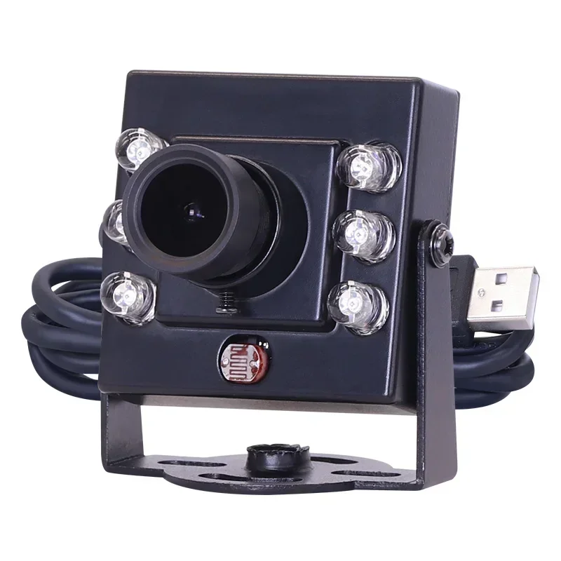 

1080P OV2710 4mm 90degrees IR850 USB Free Drive Plug Play Infrared AI Recognition Industrial vision Mini camera