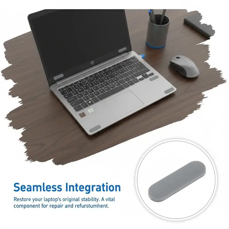 

✰✪4pcs Rubber Feet for 840G5 840G6 745G5 745G6 830 735G5 735G6 Replacement Bottom Base Cover Non-Slip Durable Laptop Parts