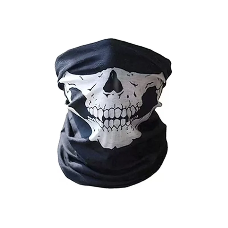 Nieuwe Halloween Party Volwassen Grim Reaper Zwarte Cape Mantel Schedel Gezicht Handdoek Handschoenen Halloween Kostuum Prop Set