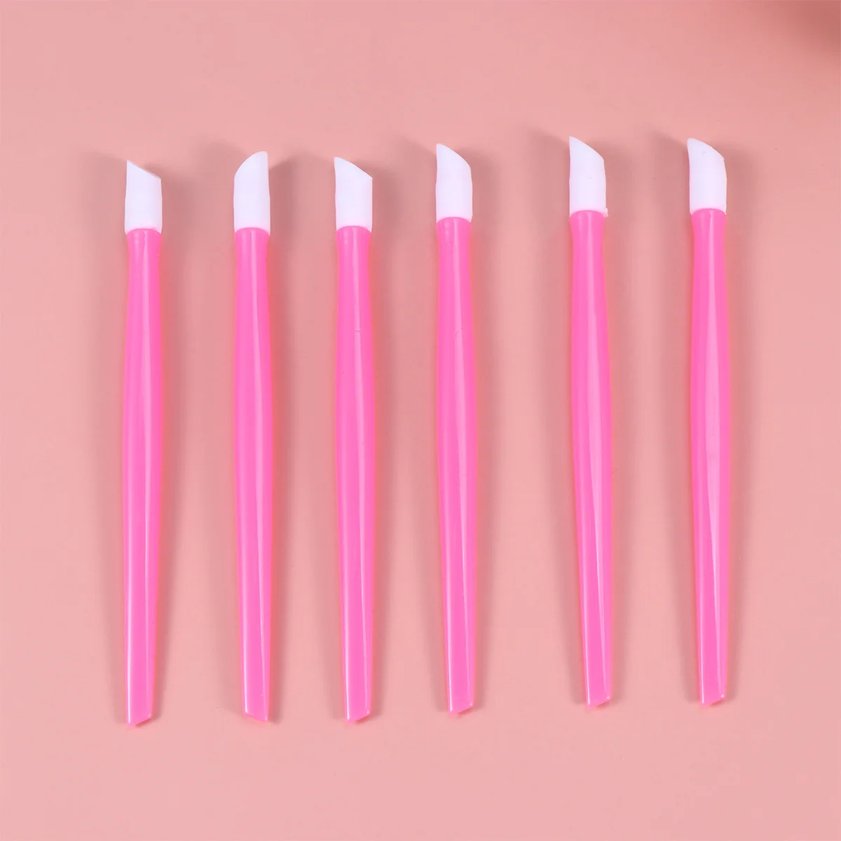 100 pièces poussoirs à cuticules en plastique manucure dissolvant de peau morte poussoirs pour Nail Art conception ergonomique