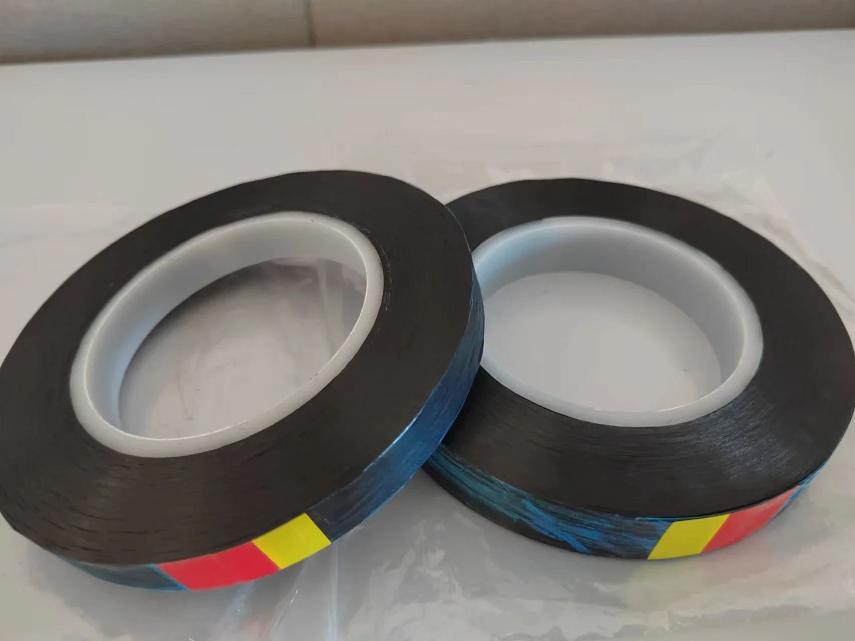 24K Forged carbon fiber ribbon Coated cladding process forging pattern not loose DIY free cut rhombus random shape 50m length