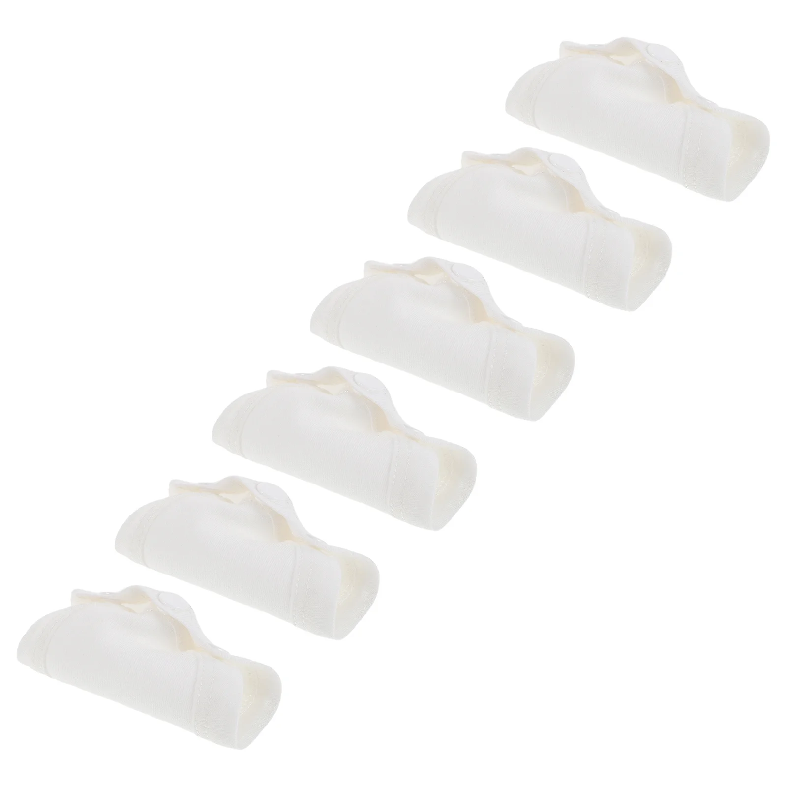 

6Pcs Baby Bodysuit Extender Soft Cotton Snap Button Romper Extension Lengthen Patch Infant Diaper Clothing Pads