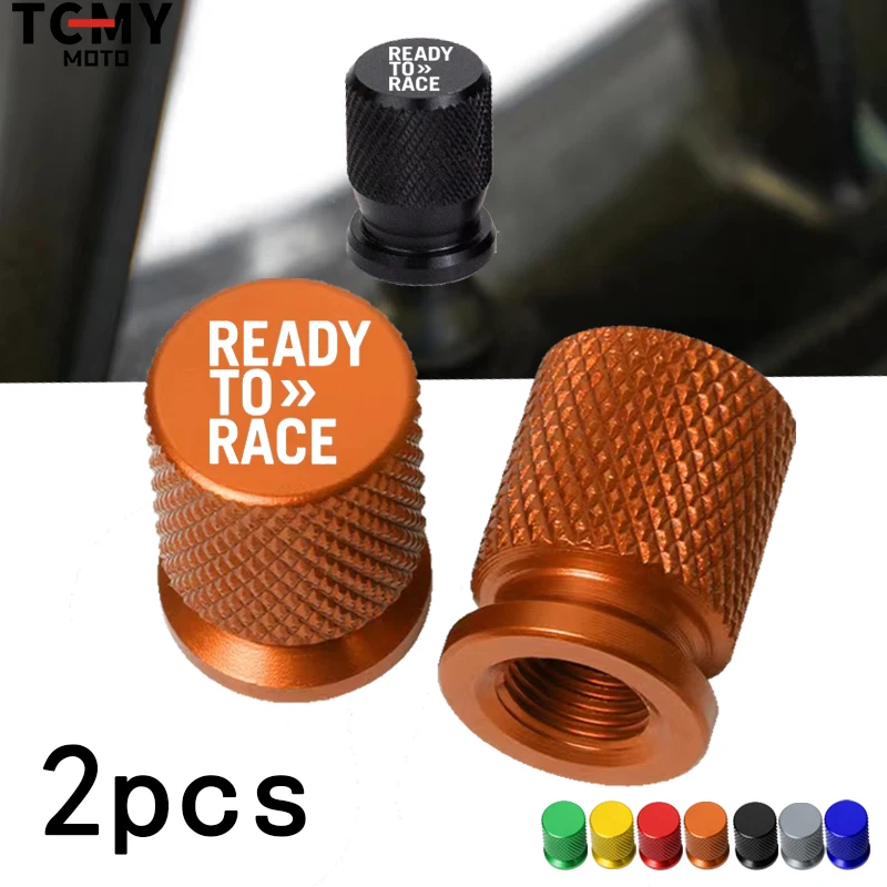 For KTM Super Adventure Duke 125 200 390 690 790 890 990 1290 2pcs Motorcycle CNC Aluminum Tire Valve Air Port Stem Cover Caps