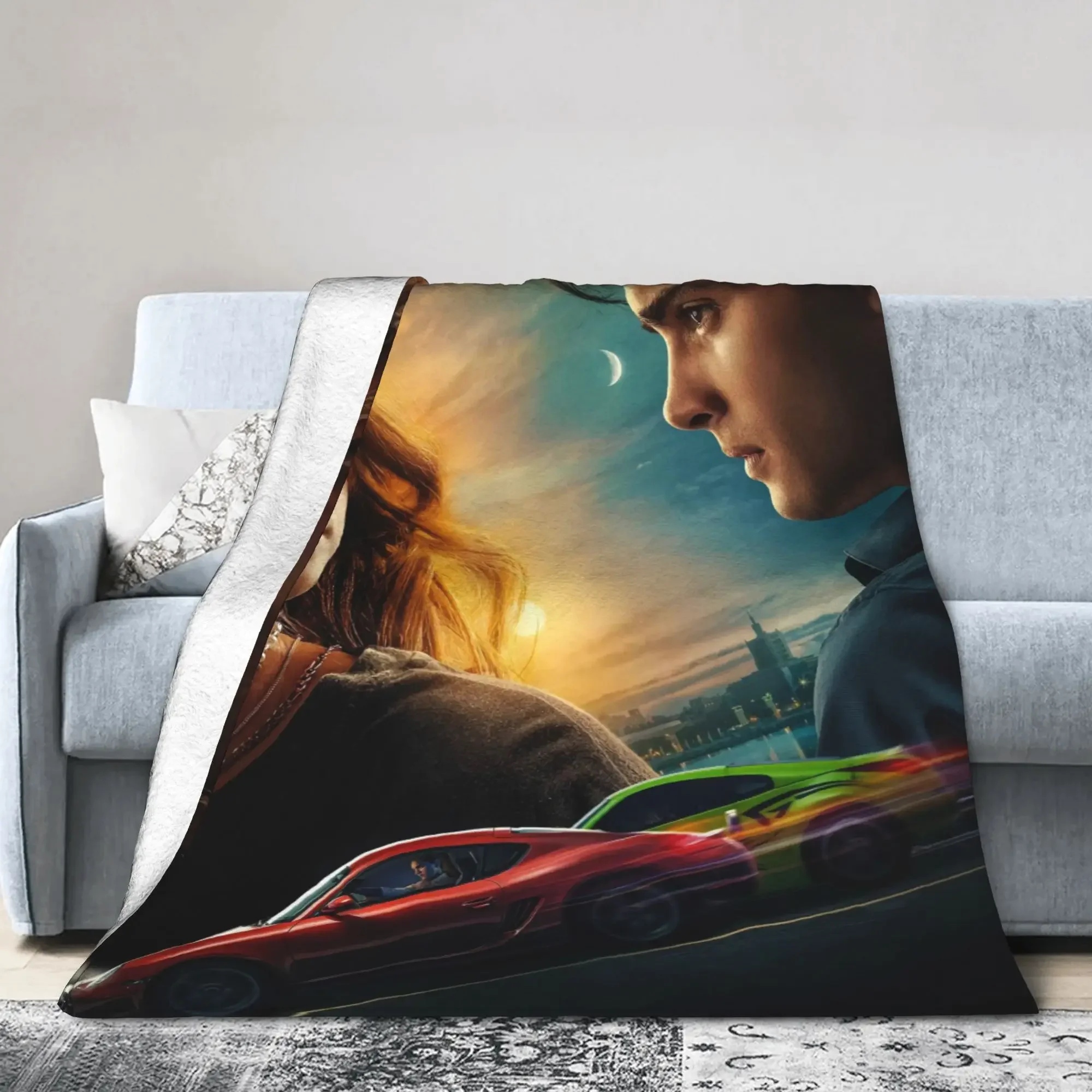 

Soft Warm Flannel Blanket for Kids and Adults Ideal for Airplane Travel Home Couch Sofa Bed Cozy Throw Blanket for Winter