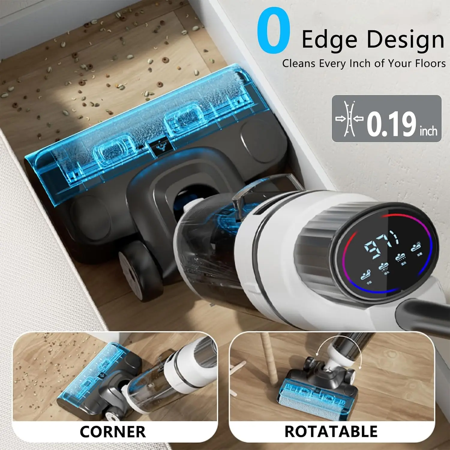 Rechargeable Household Vacuum Cleaner Cordless Wet Dry Vacuum Cleaner Advanced  Multi-Functional