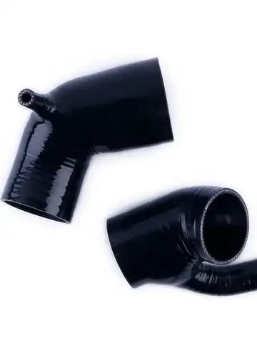 BMW E46 323i 325i 328i L6 2.5L 2.8L용 스로틀 엔진 공기 흡입 호스 부트 2개