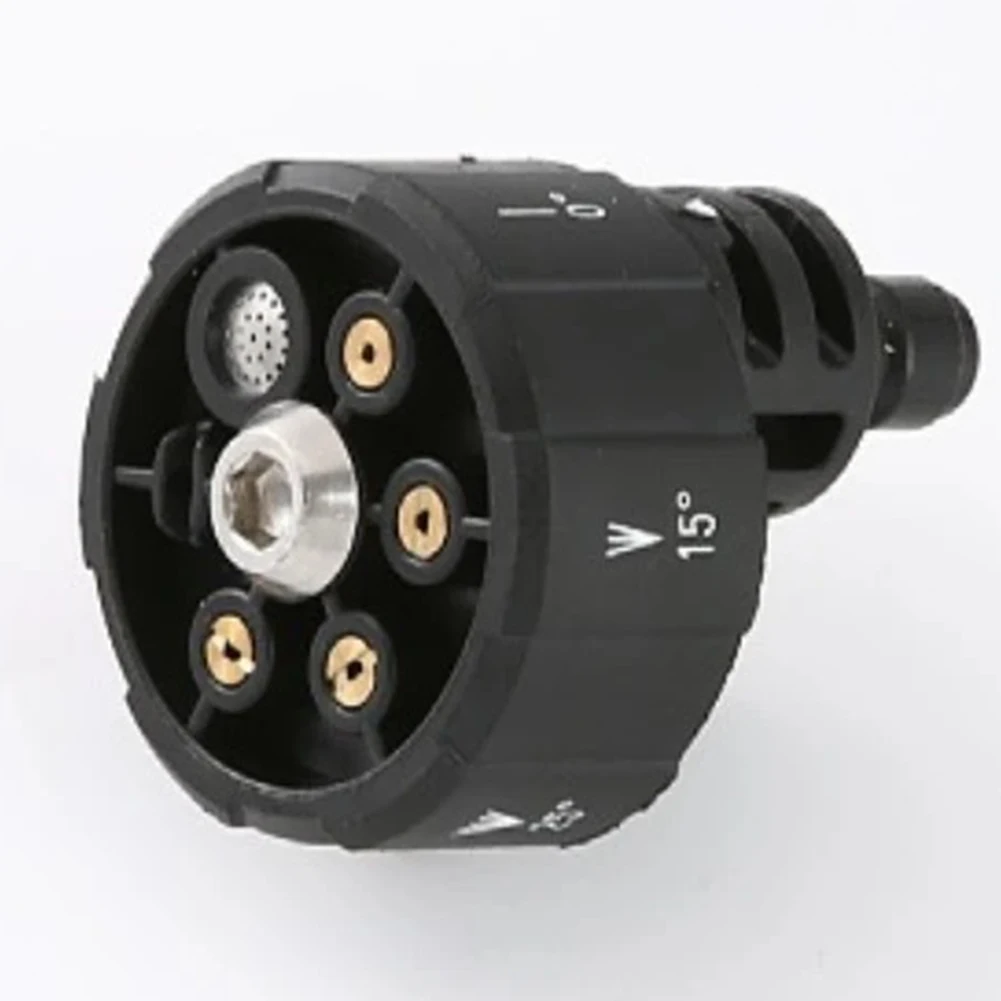 6 in 1 Pressure Washer Nozzle for 3200 PSI Units with Soap Fan Jet Options HDPE Body 304 Stainless Steel Brass Components
