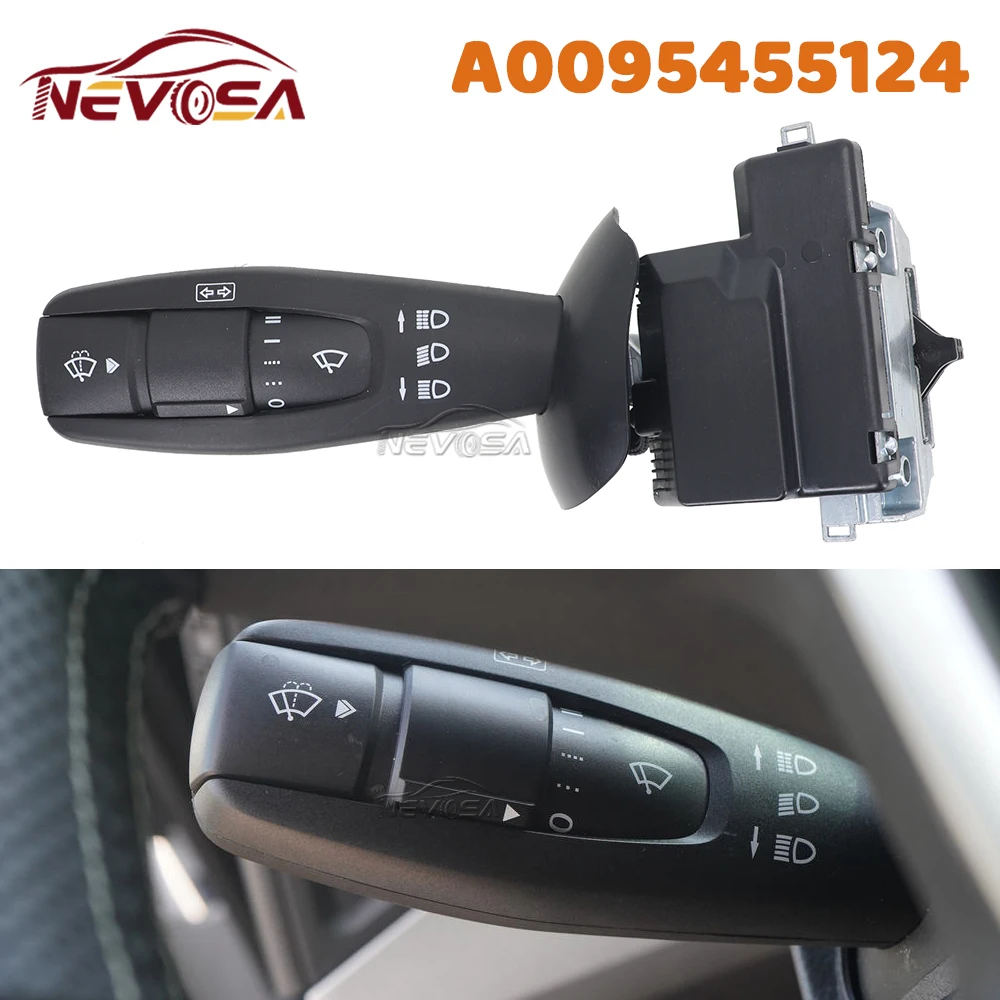 Interruptor da Coluna de Direção para Mercedes Benz MB Actros 480 Antos Arocs Axor MP4, Interruptor de Sinal de Direção A0095455124 EURO5 EURO6