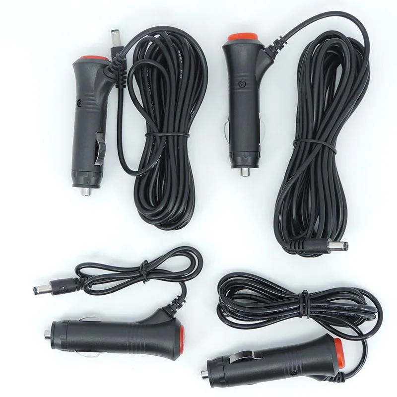 

DC 12V 24V Car Adapter Charger Lighter Power extension cable Plug Cord Switch For Car Monitor Camera 2.1x5.5mm A7