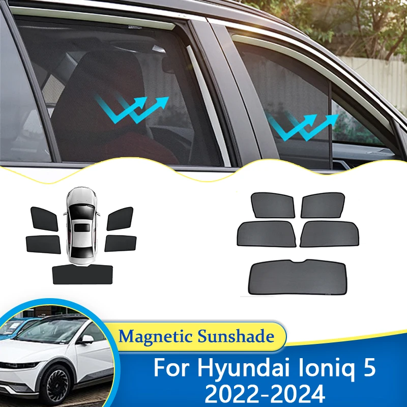 

For Hyundai Ioniq 5 2022 2023 2024 ultraviolet ray Window Windshield Sunshades Protect Reflector Sun Shade Visor Car Accessories