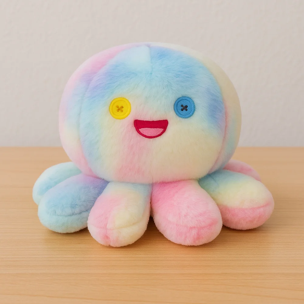 

Sea Animal Octopus Plush Toy Realistic Simulation Cosplay Octopus Dolls 35cm Cuddly Colorful Stuffed Animal Toy Home Decor