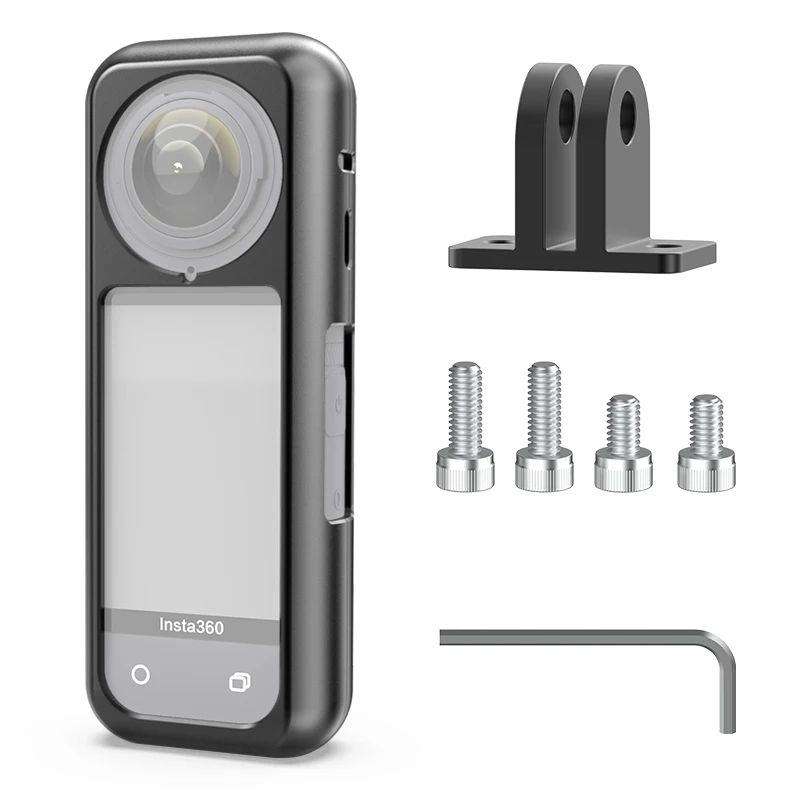 

Metal Protective Cage For Insta360 X4 Sports Camera All-round Anti-drop Housing Frame with Lens Protector Cover