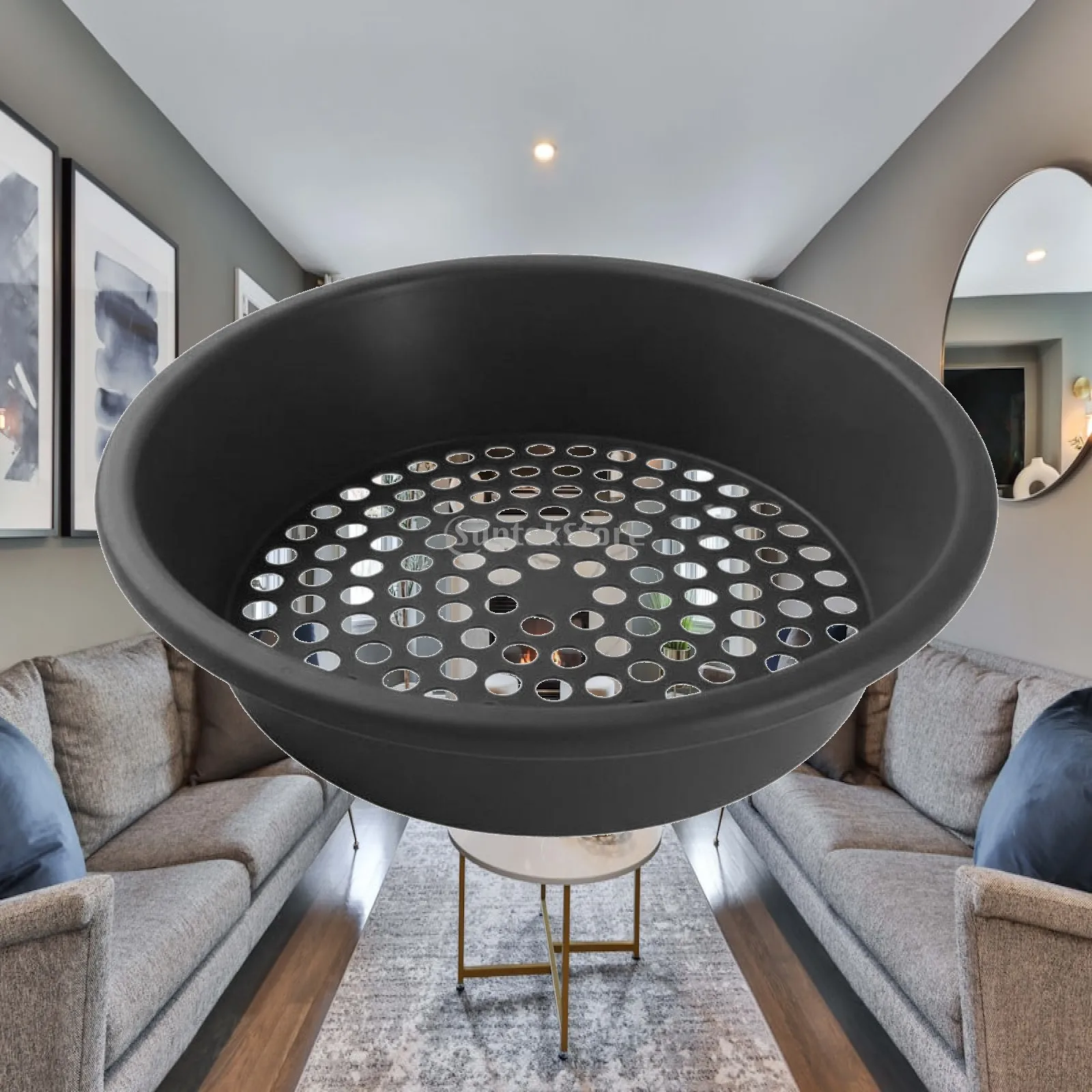 Multipurpose Gardening Sieve Plastic Sifting Pan with Uniform Mesh for Garden Top Dressing and River Prospecting