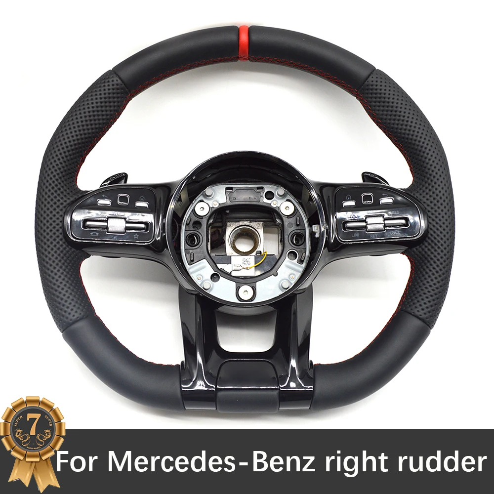 

For Mercedes-Benz C/E/S-/G Class Right Rudder Red LineMultifunction Steering Wheel Assembly Accessories Attachments