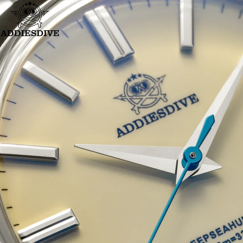 

ADDIESDIVE NEW Men's Watch 36mm VH31 Quartz Watches 100m Waterproof 316L Stainless Steel AR Coated Dome Glass WristWatch AD2026