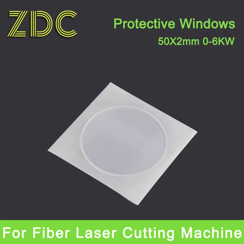 10Pcs High Quality Raytools WSX  Laser Protective Lens/Windows 50*2mm P0251-1419-00001 For Fiber Laser Welding/Cutting Machine