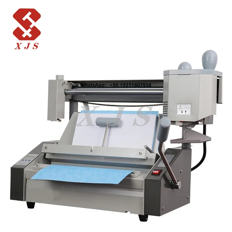 

A4 Size Desktop Manual Hot Melt Glue Book Binding Machine