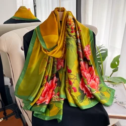 2023 Luxury Brand Fashion Women's Scarf 180cm * 90cm Mature Women's Scarf Bandana