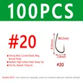 100 Piezas Tamaño 20
