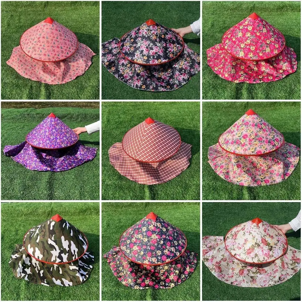 High Quality Plastic Party Sun Hats Wide Brim Adjustable Woven Hats Farmer Sun&UV Caps Men Women Outdoor