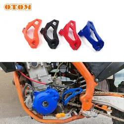 OTOM Motocross Driver Sprocket Cover Chain Protector Guard Engine Frame Slider For ZONGSHEN NC250 NC450 AVANTIS MOTOLAND BRZ EXR