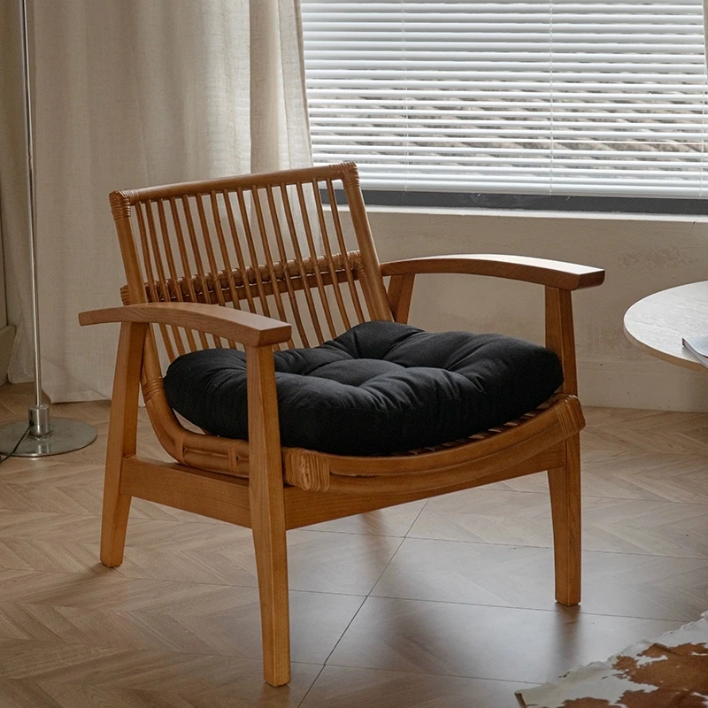 

Кресло для отдыха из тика и ротанга для гостиной