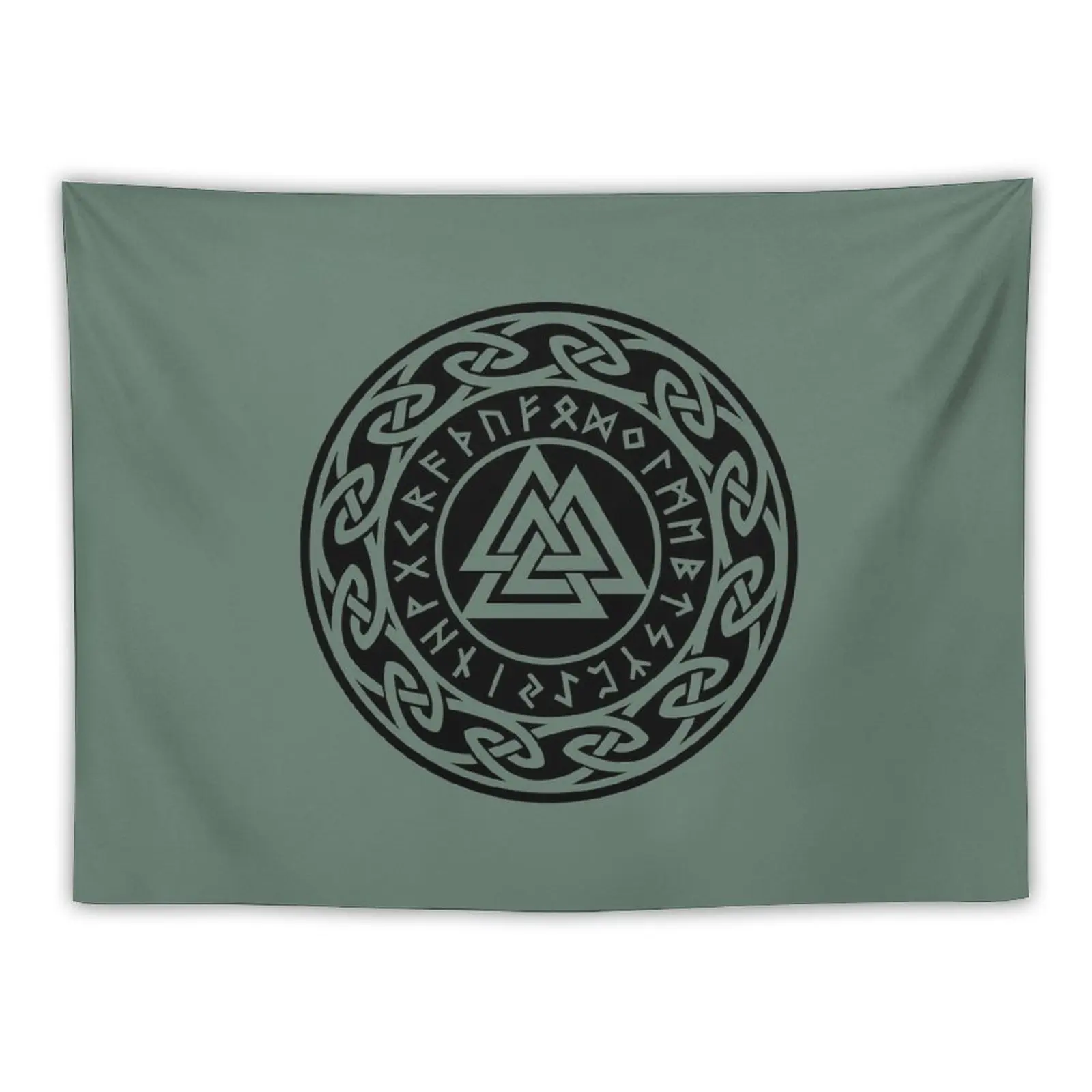 

New Valknut Odin Symbol Celtic Norse Viking Rune Nordic Tapestry Outdoor Decoration Wall Hanging