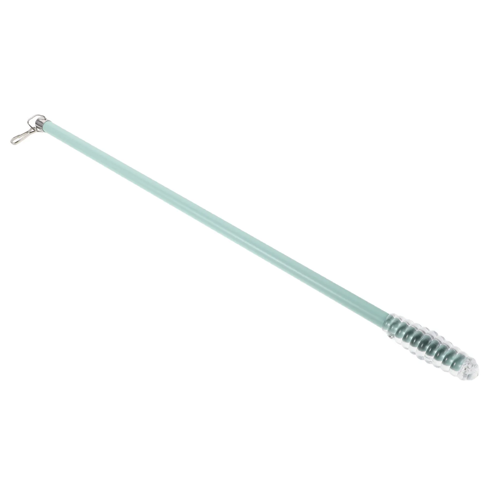 Curtain Pull Adjustable Aluminum Alloy Pole Cordless Window Rod Wand Replacement for Bedroom Kitchen Drapery Sliding
