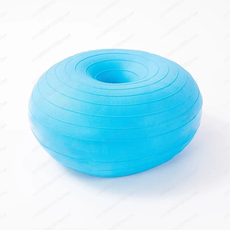 Thick Explosion-Proof Donut Yoga Ball - Custom Logo PVC Apple Ball for Gym Pilates Balance Training