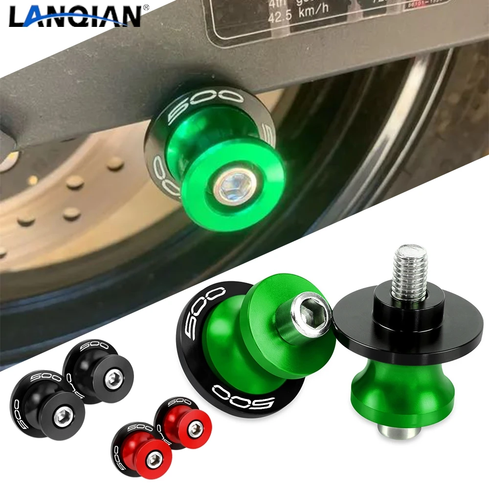 

Motorcycle 8mm Stand Screws Swingarm Spools Slider 8MM For Kawasaki Z500 Ninja 500 Ninja500 SE ABS Eliminator 500 2024 2025