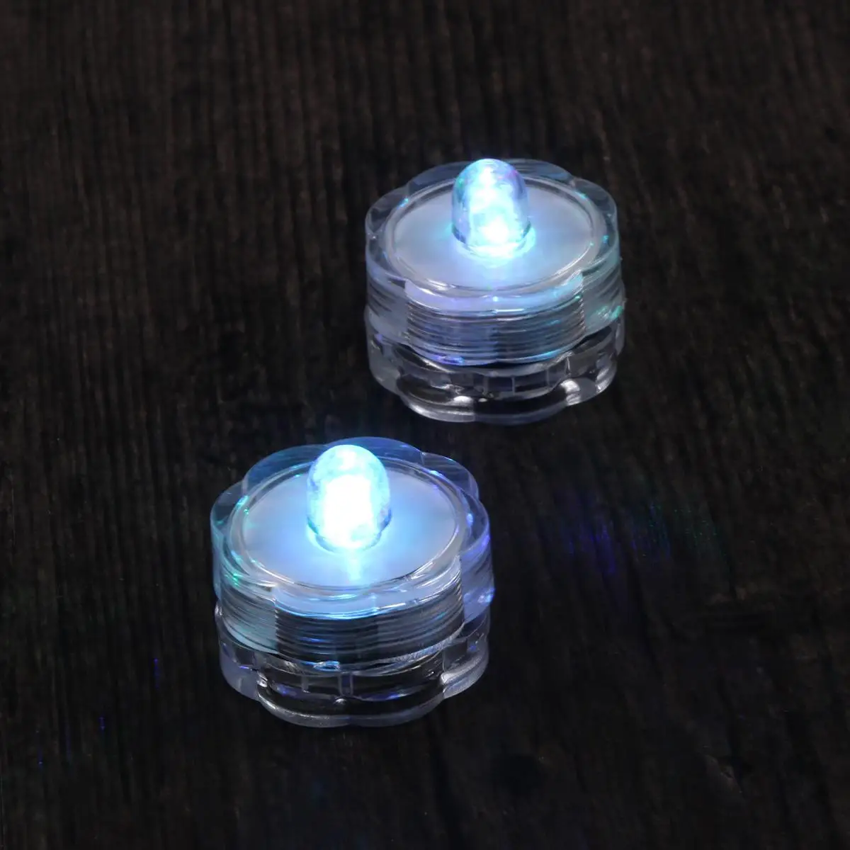 6 velas impermeables sin llama, luces de té, pez Betta falso