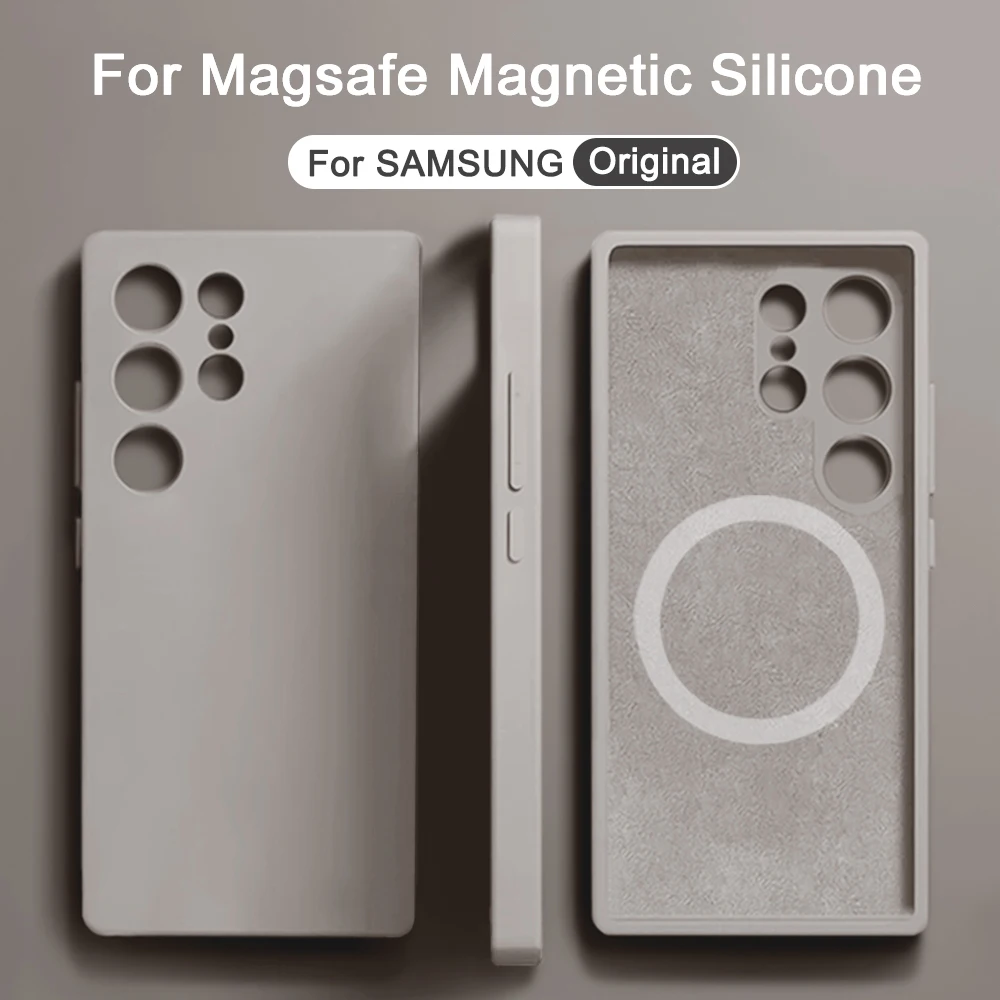 Magsafe Magnetic Wireless Charge Cover For Samsung S24 S23 S