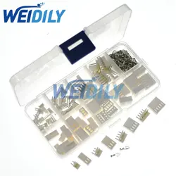 KF2510 Kits 230PCS=40Sets Right Angle Pin 2p 3p 4p 5 pin 2.54mm Pitch Terminal / Housing / Pin Header Connectors Adaptor 2510