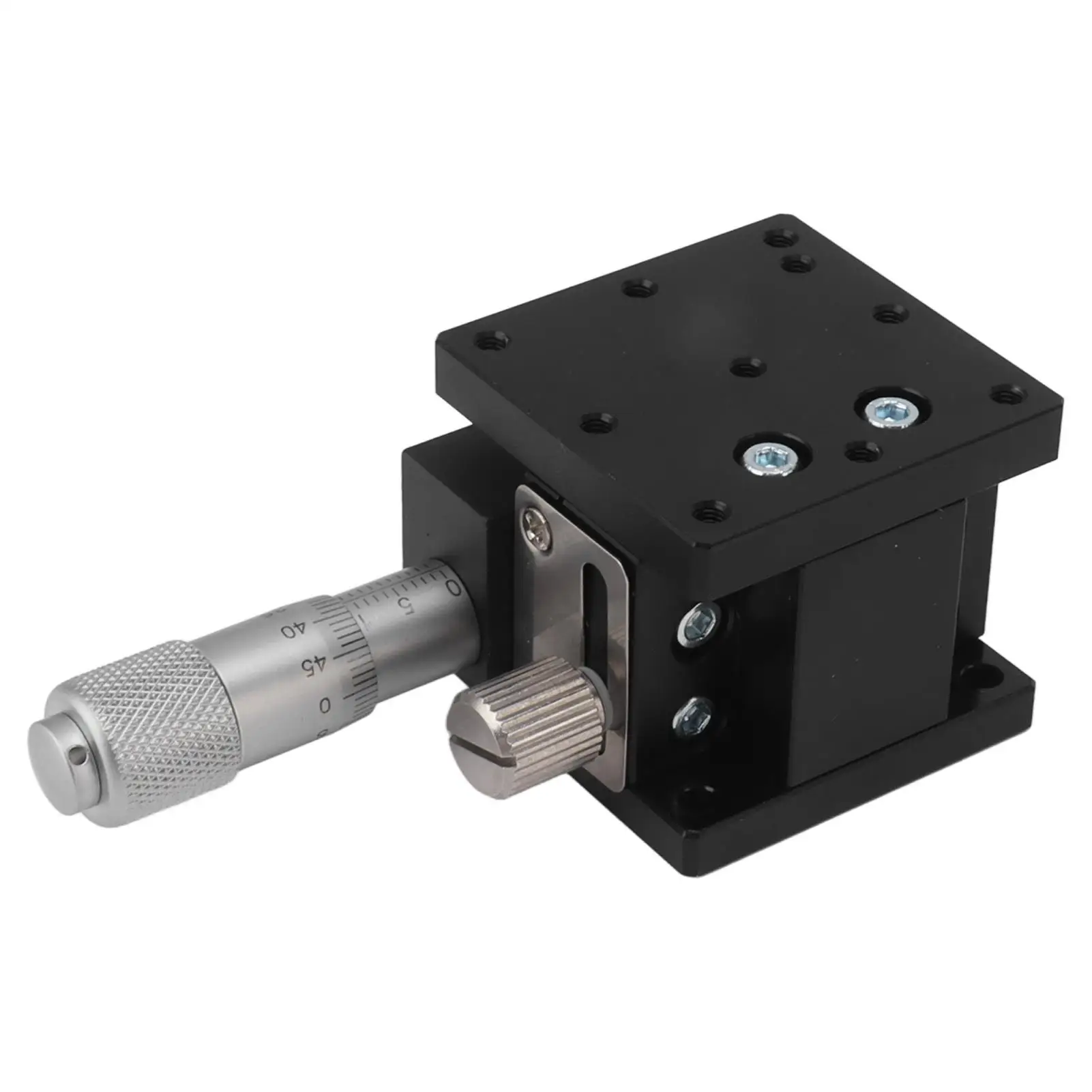 

Manual Z Axis Sliding Table Linear Stage Aluminum Alloy Roller Bearing 0.02mm Precision 19.6N Load Capacity 10mm Stroke for