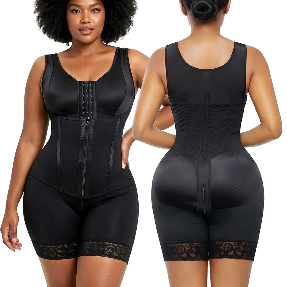 

Slimming Shapewear Colombian Girdles Shapers Bra High Compression Fajas Bbl Postpartum Bodysuit Flat Tummy Corset Women Sheath