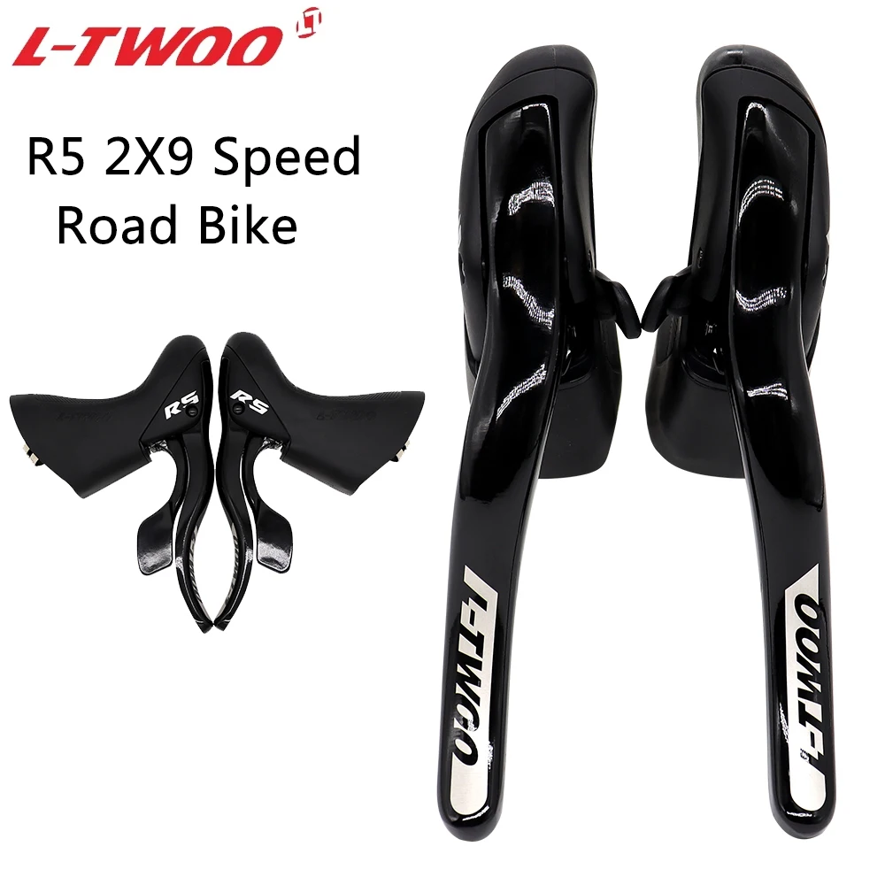 LTWOO R5 2x9 Speed Road Bike Shifter Brake Levers Aluminium Alloy Derailleur Compatible with Shimano Original Cycling Parts