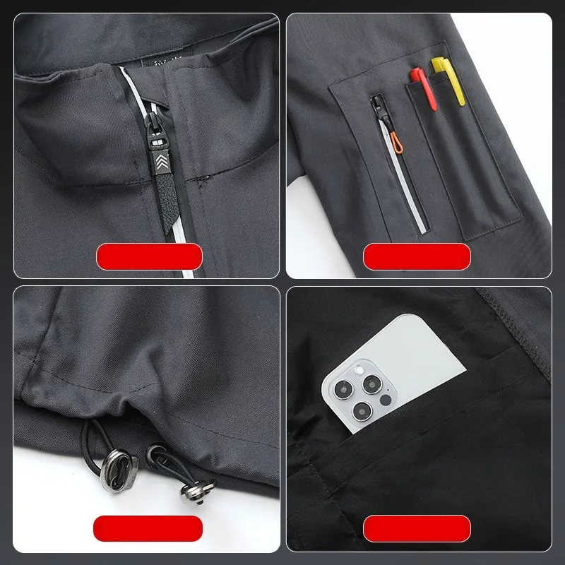 Men Suit  Spring and Autumn  Wear-resisting  Outdoor Work Clothes Elastic Men Sets
