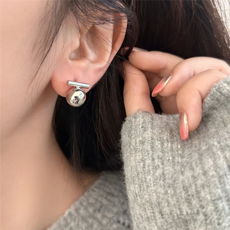 أقراط معدنية مخصصة للسيدات ، على الطراز الأوروبي والأمريكية ، إكسسوارات زفاف عصرية للفتيات ،