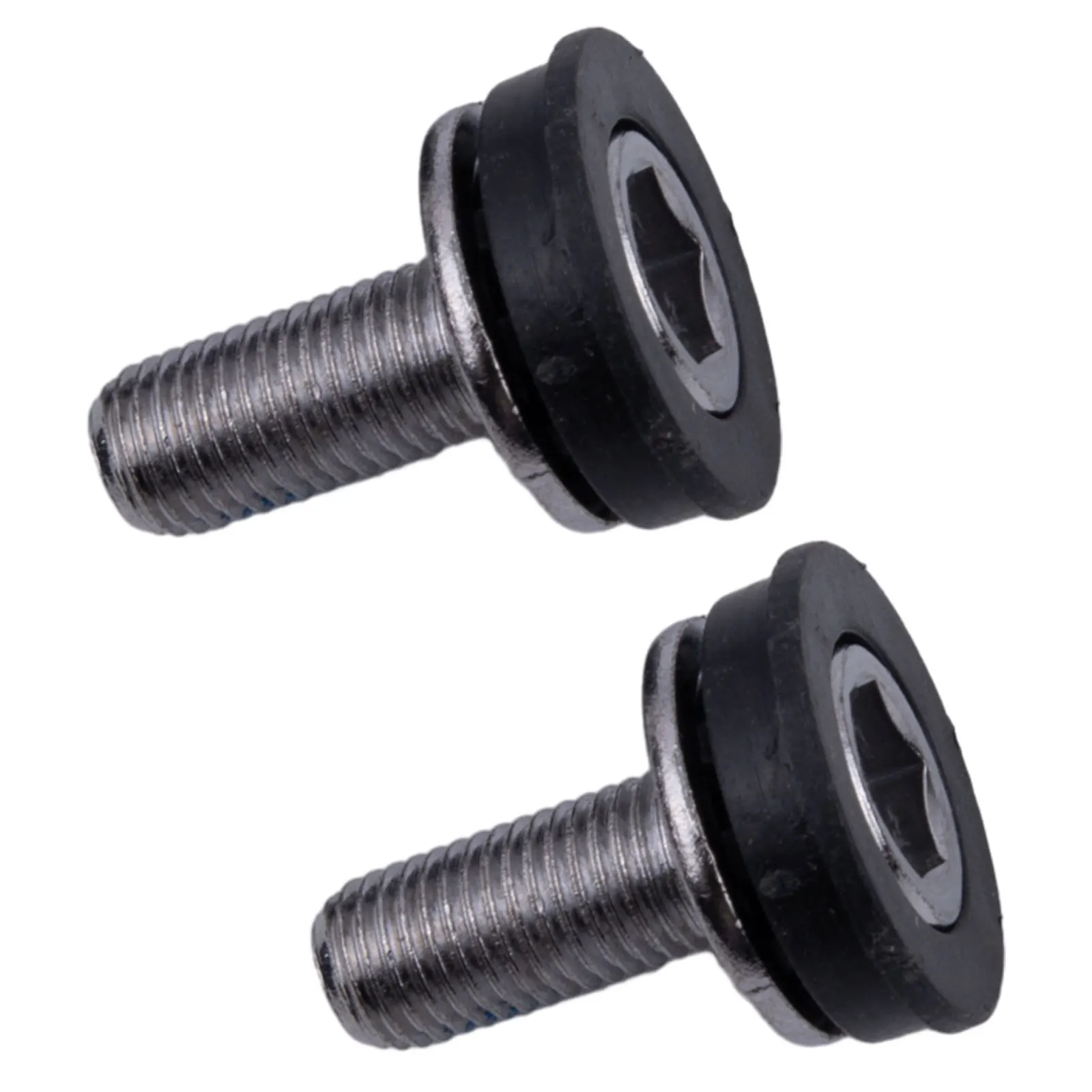 2 Pcs Road Bicycle Bottom Bracket Axle Bolts M8 Central Axis Waterproof Square Hole Screw Bike Crank Screws Accessories